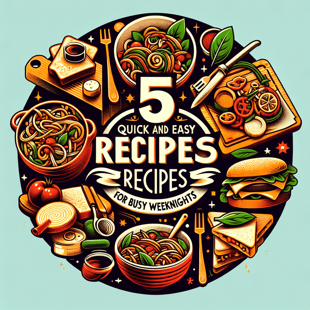 5 Quick and Easy Recipes for Busy Weeknights