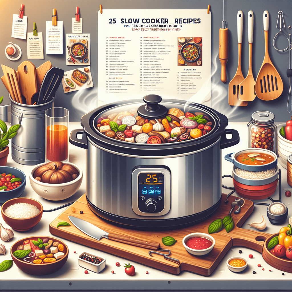 25 Best Slow Cooker Recipes for Effortless Weeknight Dinners