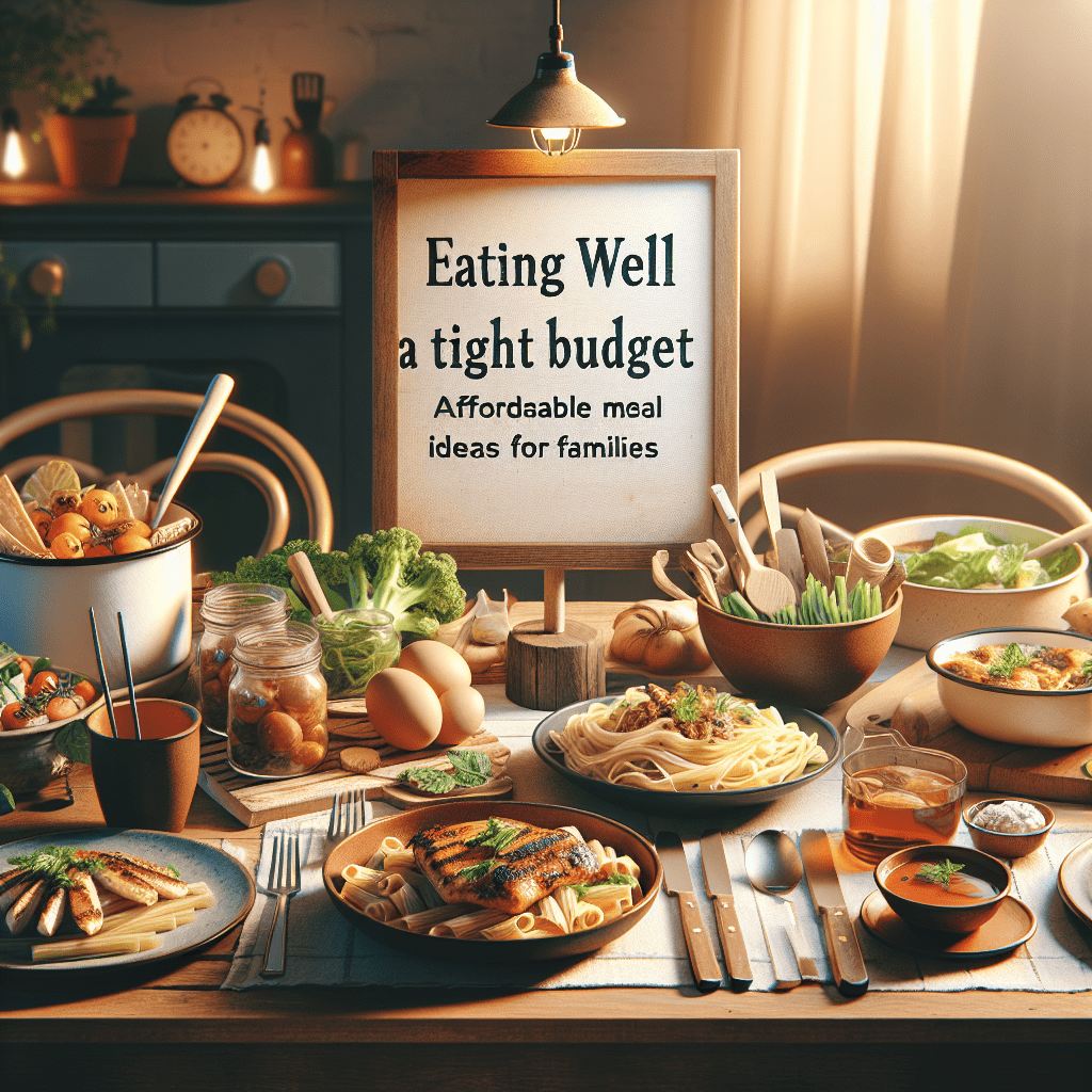 Eating Well on a Tight Budget: Affordable Meal Ideas for Families