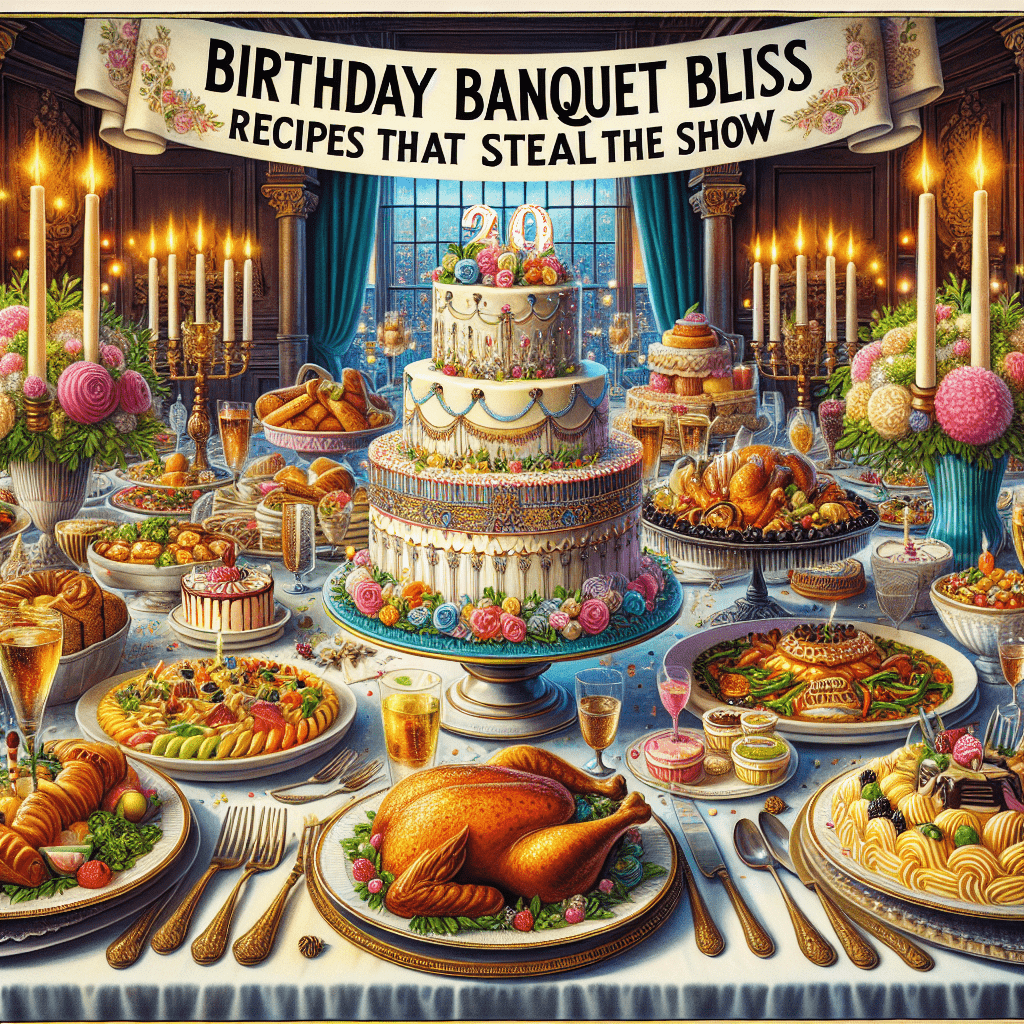Birthday Banquet Bliss: Recipes That Steal the Show