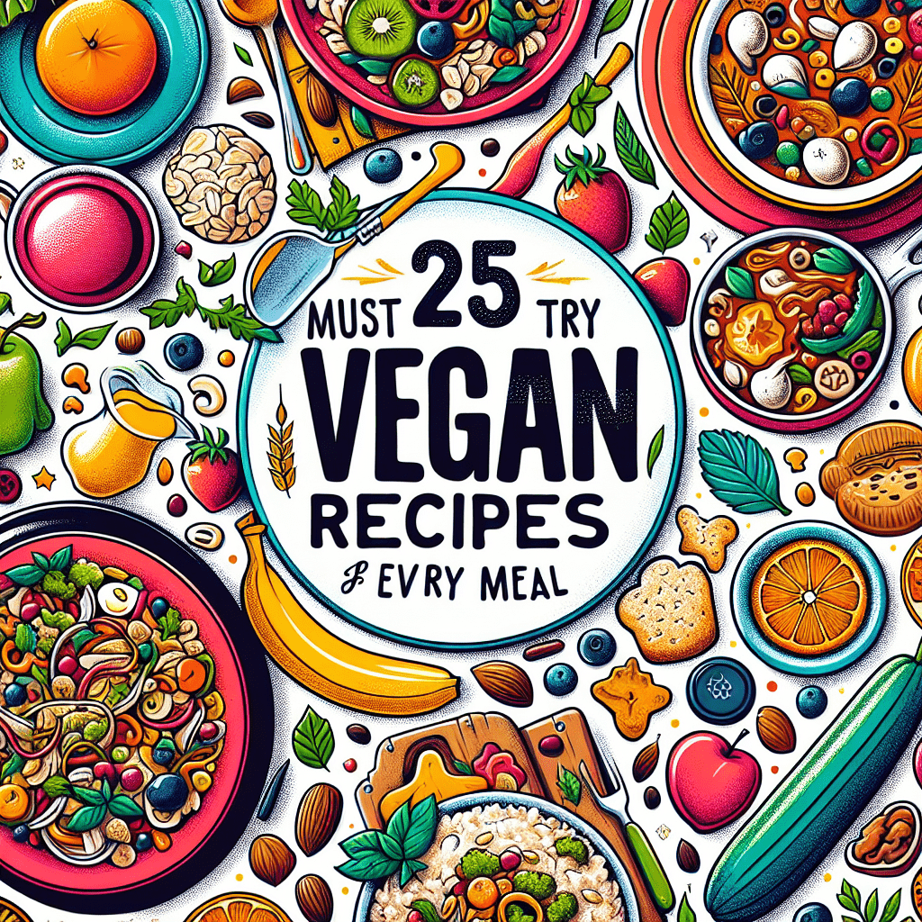 25 Must-Try Vegan Recipes for Every Meal