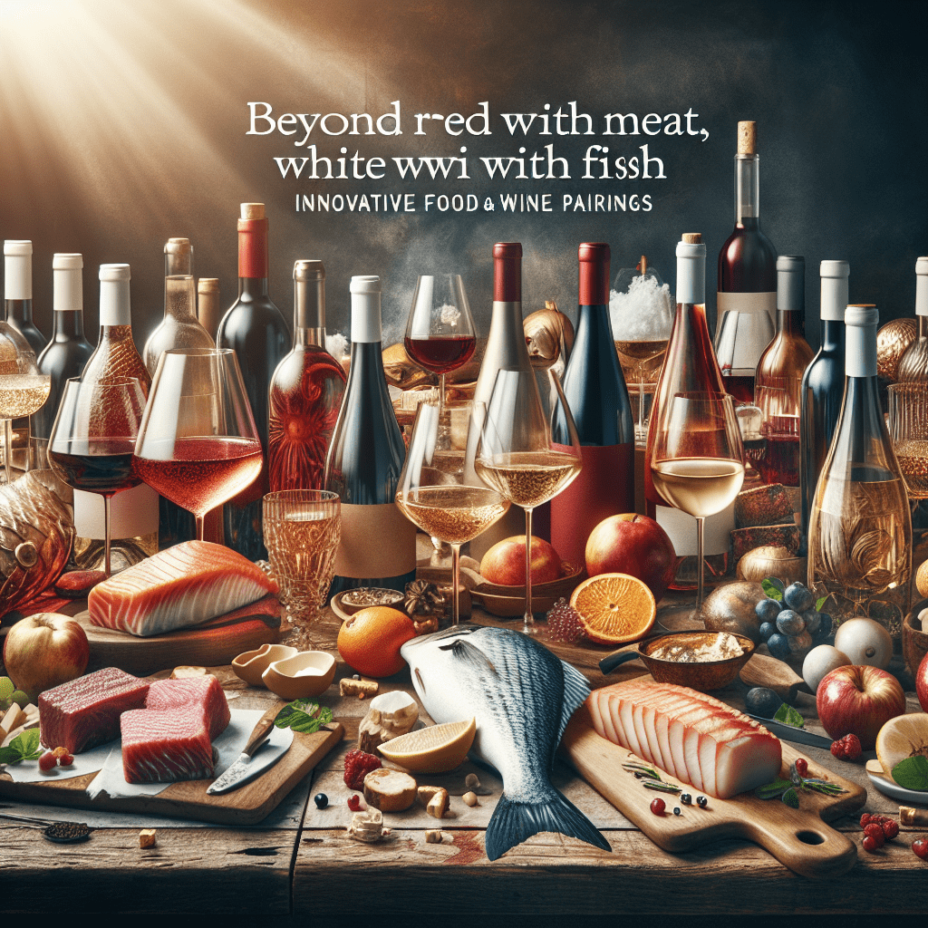 Beyond Red with Meat, White with Fish: Innovative Food and Wine Pairings
