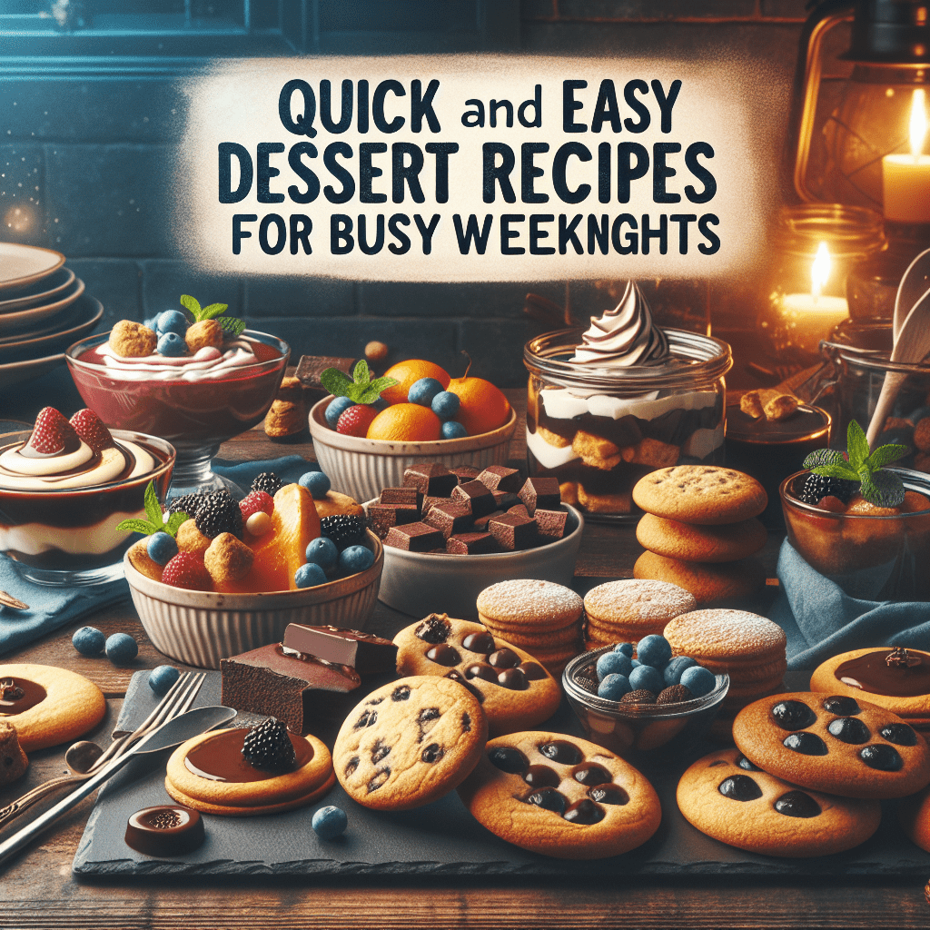 Quick and Easy Dessert Recipes for Busy Weeknights