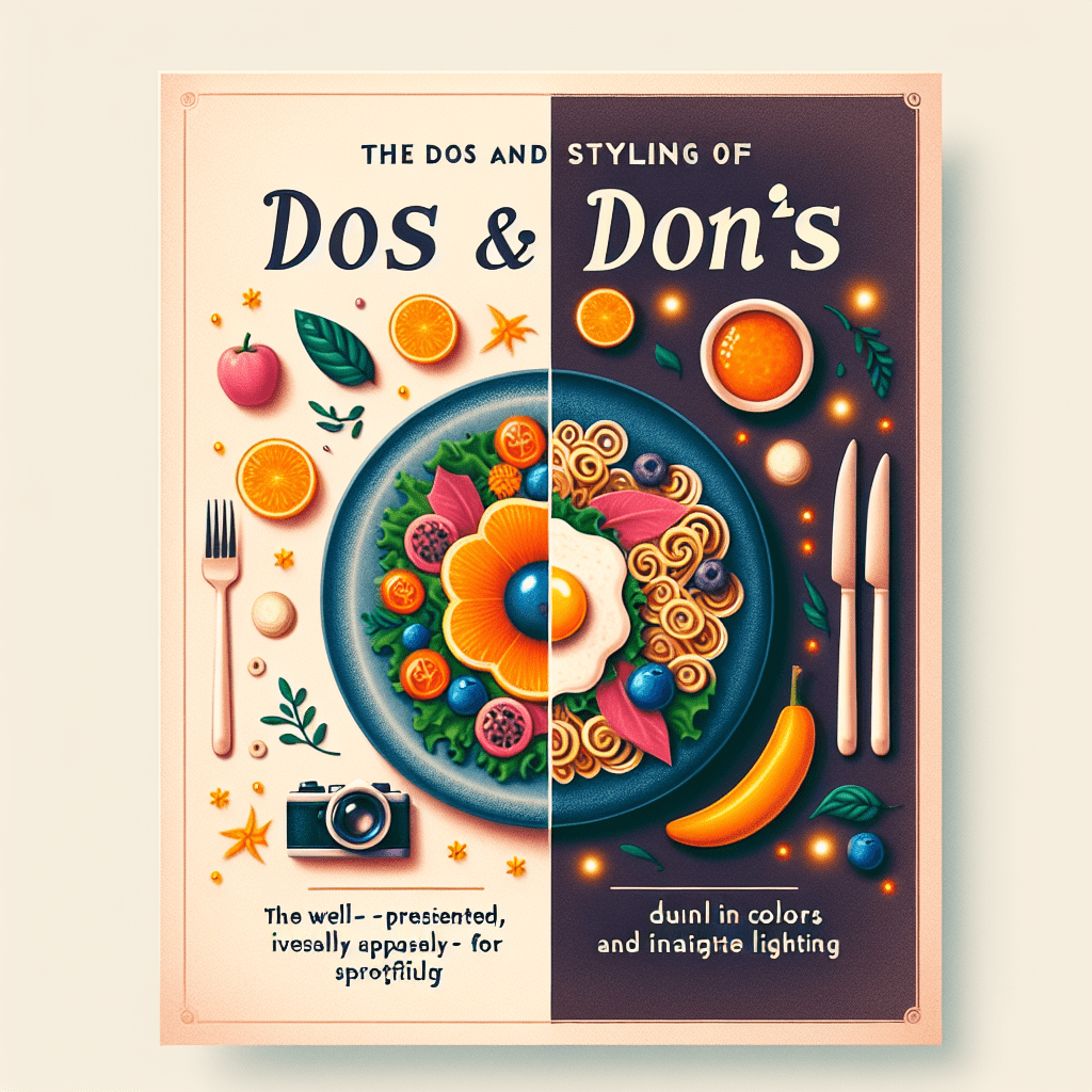 The Dos and Don’ts of Food Styling for Photography