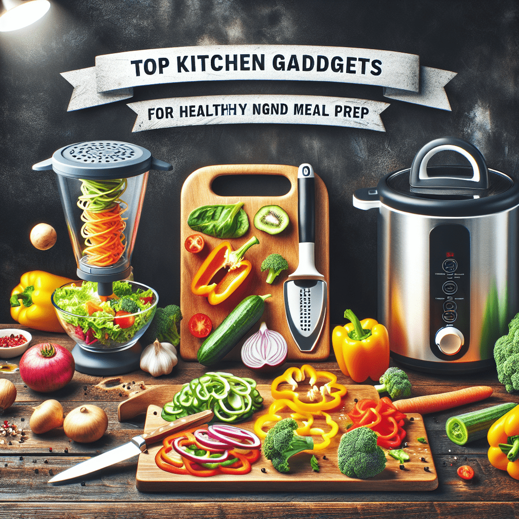 Top Kitchen Gadgets for Healthy Eating and Meal Prep