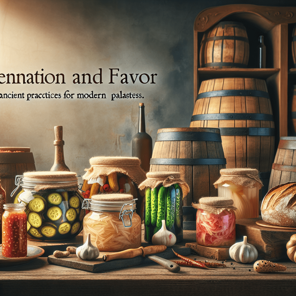 Fermentation and Flavor: An Ancient Practice For Modern Palates