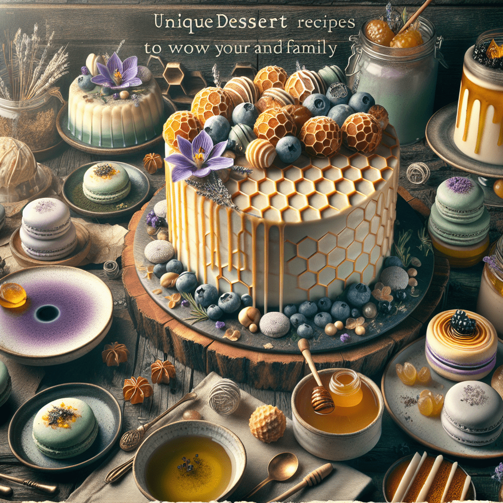 Unique Dessert Recipes to Wow Your Friends and Family