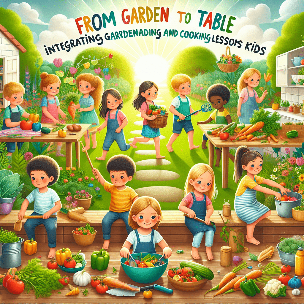 From Garden to Table: Integrating Gardening and Cooking Lessons for Kids