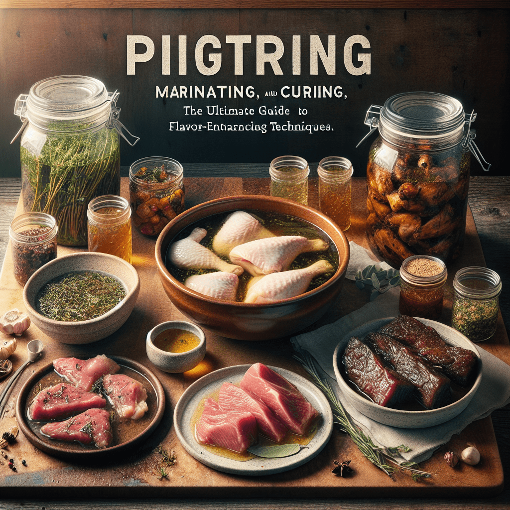 Brining, Marinating, and Curing: The Ultimate Guide to Flavor-Enhancing Techniques